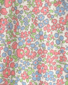 B&eacute;b&eacute; fille - Grenouill&egrave;re en coton biologique, floral, image 4 sur 4 diapositives