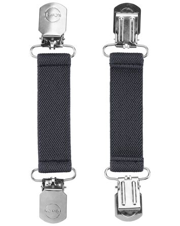 Kids Kombi Mitten Saver Clips - Charcoal, 