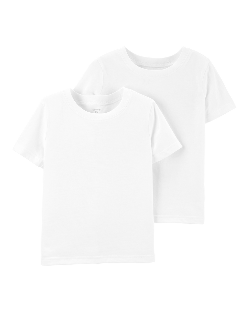 2-Pack Cotton Undershirts, image 1 of 2 slides