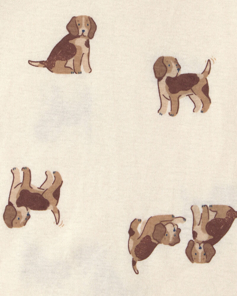 Baby Boy 3-Piece Dog Teddy Fleece Layering Set - Brown, image 3 of 5 slides
