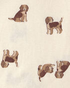 Baby Boy 3-Piece Dog Teddy Fleece Layering Set - Brown, image 3 of 5 slides
