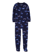 Kid 1-Piece Gamer Fleece Footie Pyjamas, image 1 of 3 slides