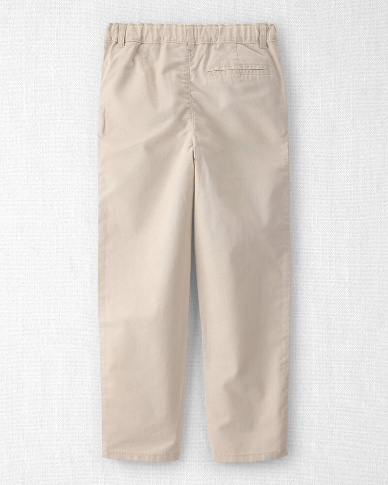 Boys Linen Pants Made with Organic Cotton, image 2 of 5 slides