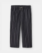 Toddler Boy Stripe Pants - Black, image 1 of 6 slides