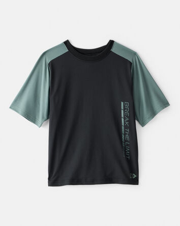 Garçons - T-shirt graphique à manches courtes actif - Noir, 