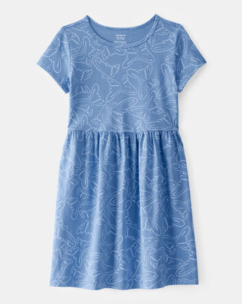 Girls Floral Print Dress, 