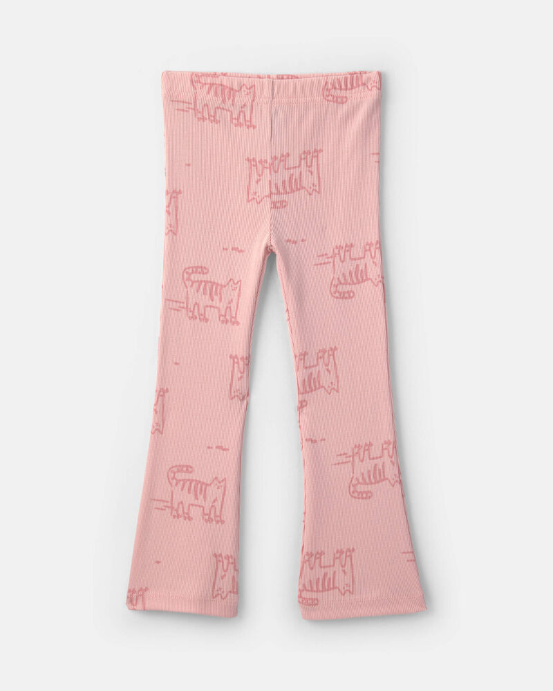 Toute-petit fille - Ensemble haut manches longues et pantalon &agrave; motif chien - Rose, image 2 sur 3 diapositives