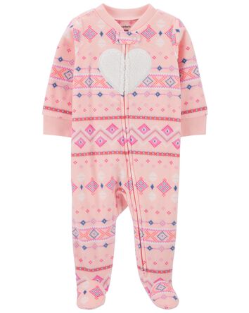 Tenue avec pyjama-grenouillère pour bébé fille Child of Mine made by  Carter's à motif de singe 