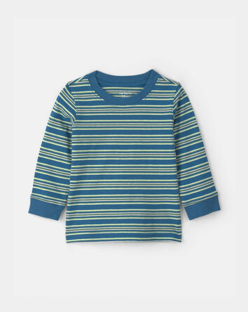 Baby Boy Striped Long-Sleeve T-Shirt - Blue, 