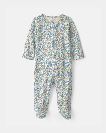 B&eacute;b&eacute; fille - Grenouill&egrave;re ajust&eacute;e &agrave; motif floral, 