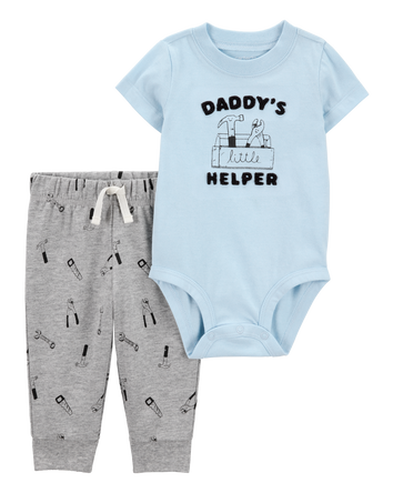 Baby Daddy's Helper Bodysuit Pant Set, 