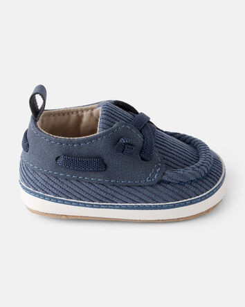 Bébé garçon - Chaussures de bateau en velours côtelé - Bleu, 