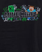 Boys Minecraft&reg; Long-Sleeve Rashguard Swim Top - Green, image 2 of 2 slides