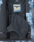 Toddler Boy  2 Piece Ice Print Snowsuit-  Grey, image 5 of 13 slides