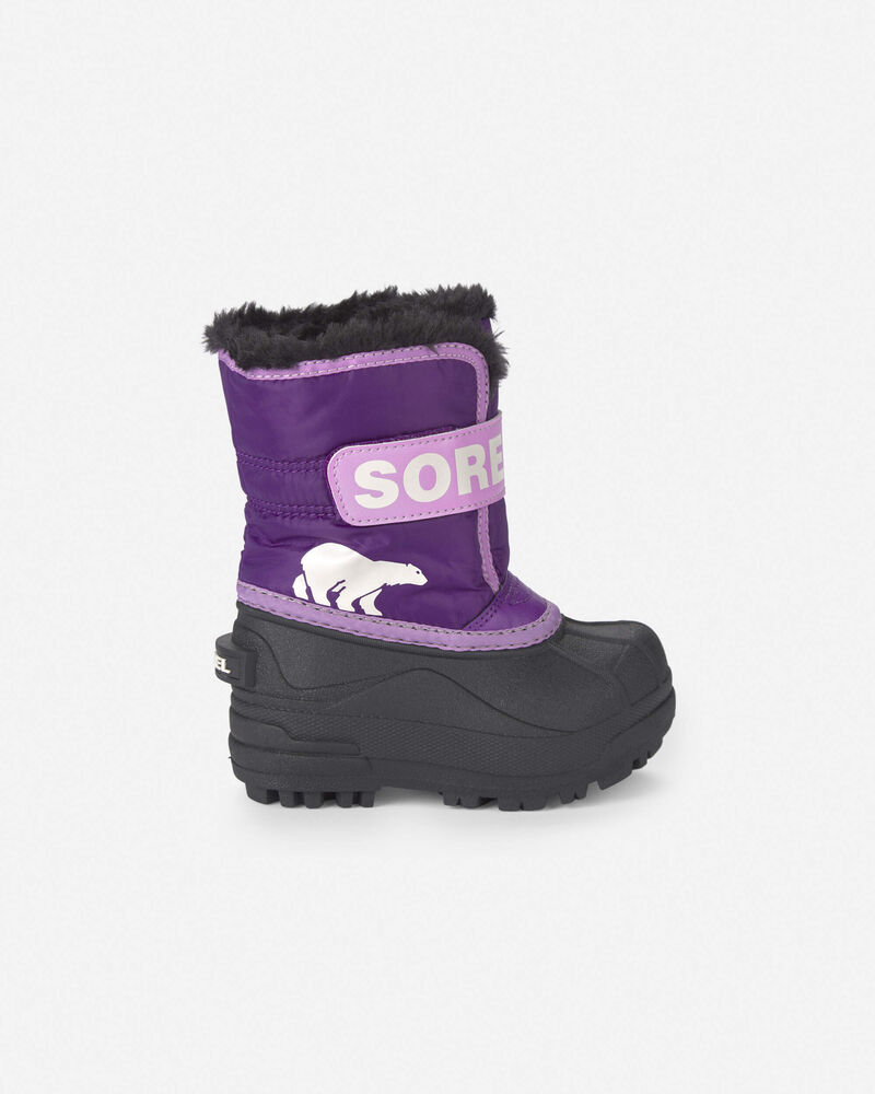 Filles - Bottes d'hiver Snow Commander&trade; SOREL - Mauve, image 3 sur 3 diapositives