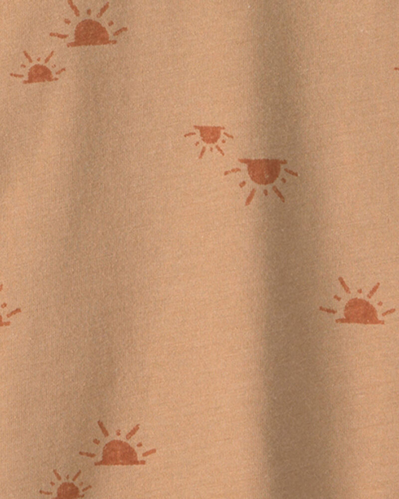 Toddler Boy Sun Henley Top - Yellow, image 2 of 3 slides