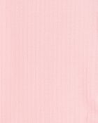 Baby Girl Solid 2-Way Zip PurelySoft Sleeper Pyjamas - Pink, image 4 of 6 slides