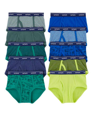 Toddler 10-Pack Cotton Briefs Underwear

, 