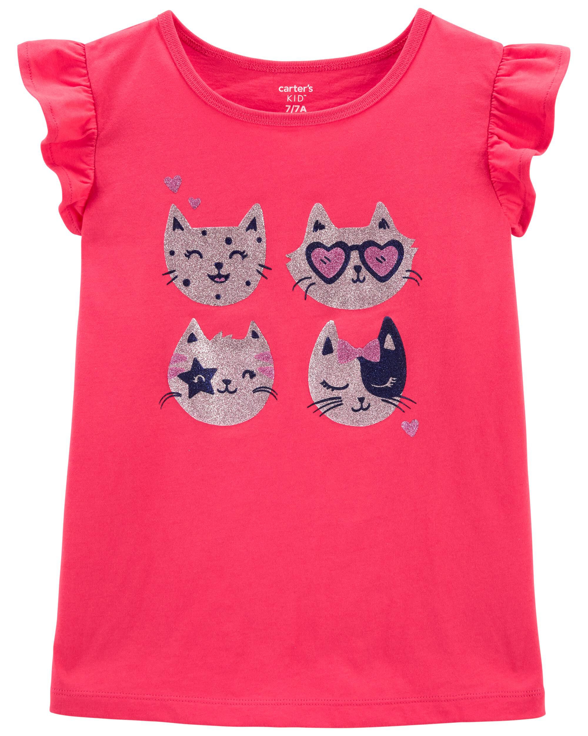 Carters top cat shirt