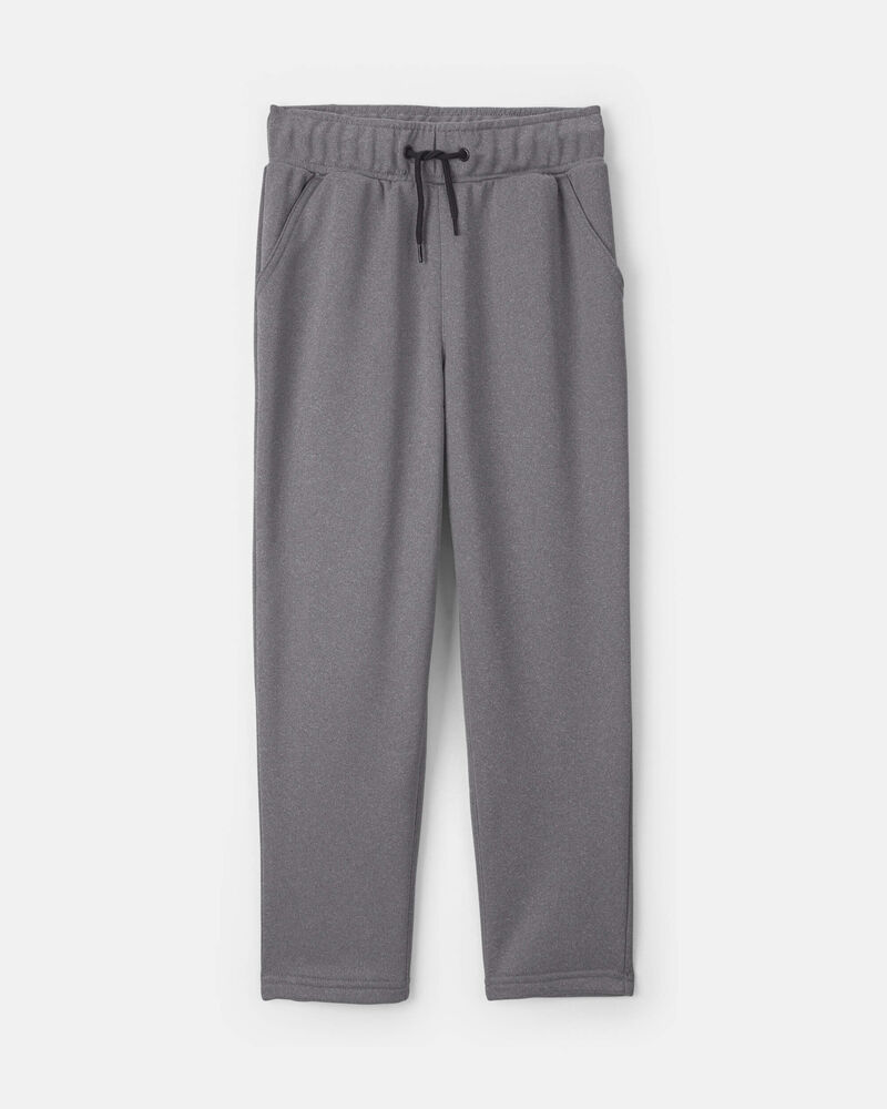 Boys French Terry Active Pants - Gray, image 1 of 4 slides