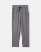 Boys French Terry Active Pants - Gray, image 1 of 4 slides