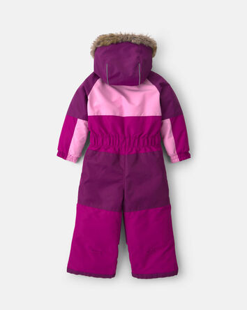 Baby Girl 1 Piece Snowsuit- Purple, 