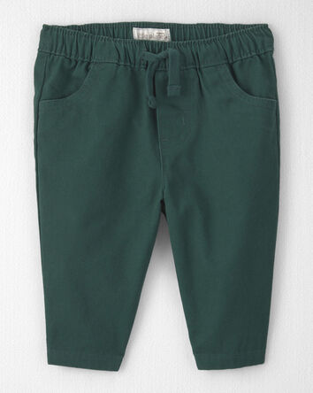 B&eacute;b&eacute; - Pantalon ample en serg&eacute; de coton biologique, 