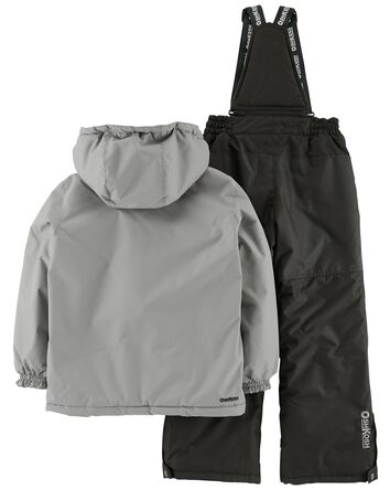 Kid 2-Piece Snowsuit With Bonus Hat And Neck Warmer, 
