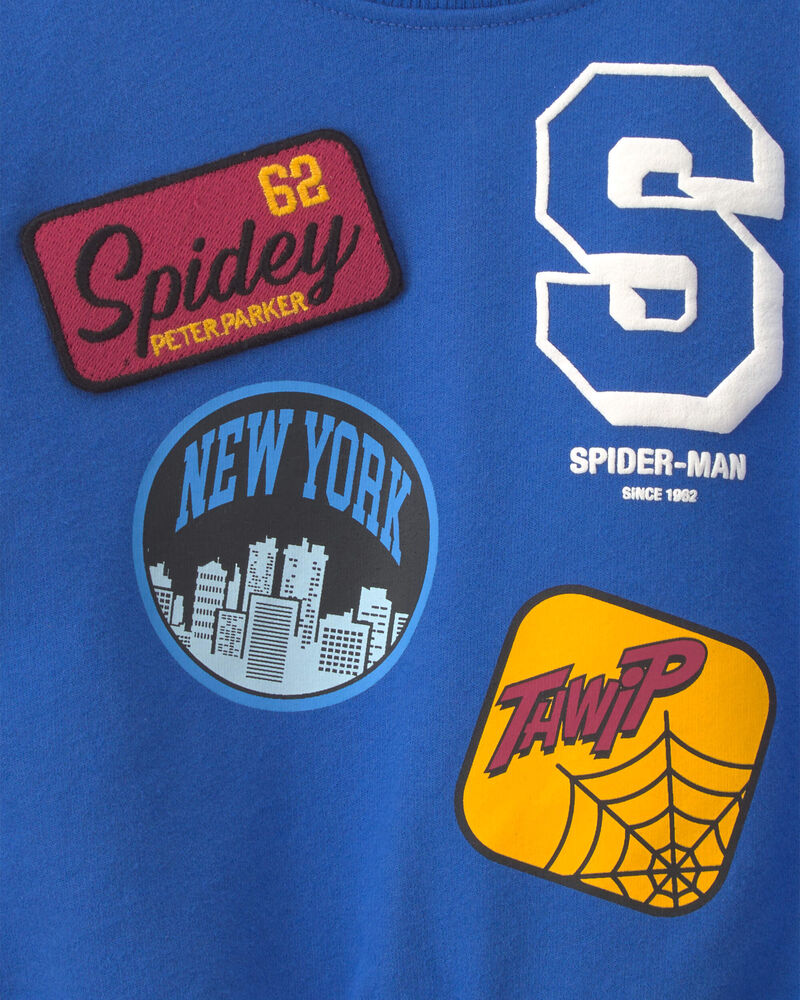 Chandail Spider-Man de &copy;Marvel - Bleu, image 4 sur 4 diapositives