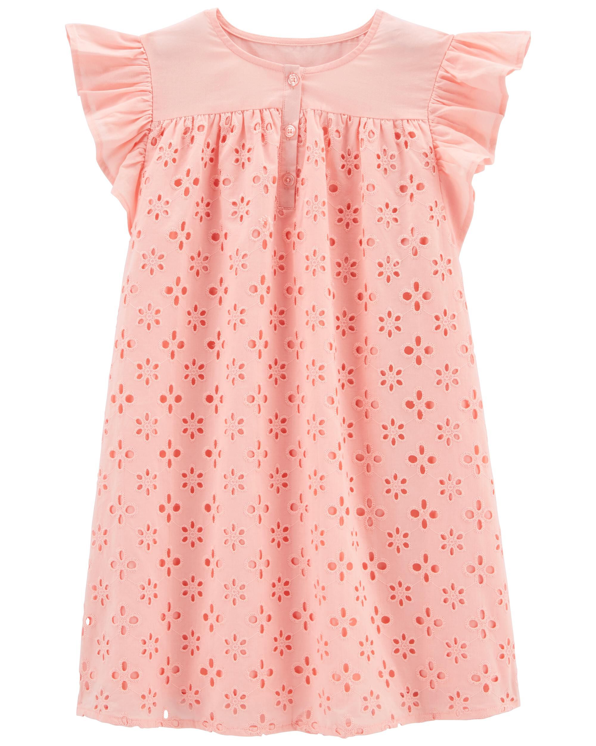 Eyelet Babydoll Dress