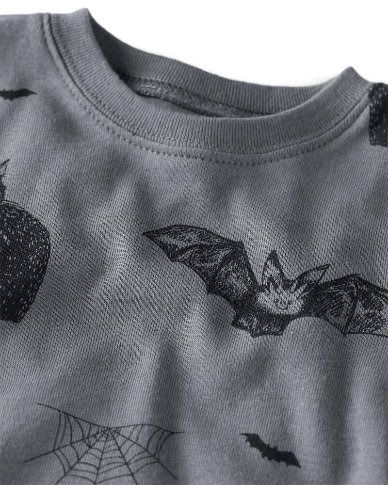 Baby 2-Piece Organic Cotton Pajamas in Spooky Creatures, image 2 of 4 slides