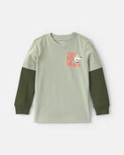 Toddler Boy Yeti Long-Sleeve Graphic Tee - Green, image 1 of 5 slides
