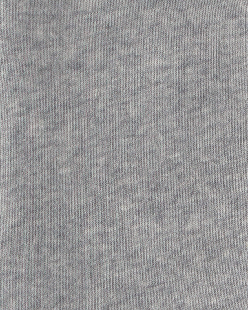B&eacute;b&eacute; gar&ccedil;on - Chandail &agrave; capuchon en molleton &agrave; fermeture &agrave; glissi&egrave;re et th&egrave;me ourson &ndash; Gris, image 2 sur 2 diapositives