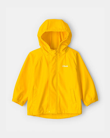 Toddler Boy Boy Kombi Bumblebee Waterproof Rain Jacket- Yellow , 