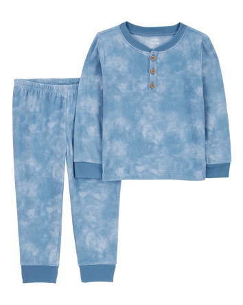 Toddler 2-Piece Tie-Dye Fleece Pyjamas, 