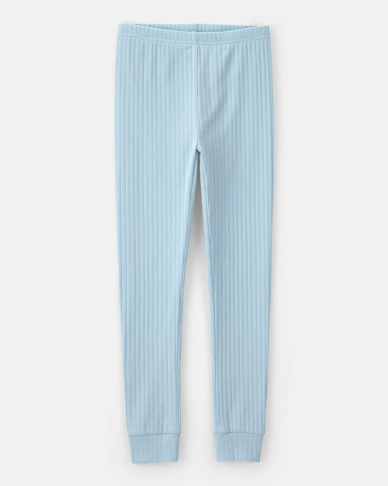 Boys Rib Snug Fit 2-Piece Pyjama Set - Blue, image 3 of 5 slides