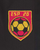 Ensemble 2 pi&egrave;ces chandail de soccer et short Umbro de l&rsquo;Espagne pour jeune - Rouge/Jaune/Noir, image 9 sur 10 diapositives