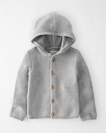 Toddler Organic Signature Stitch Cardigan, 
