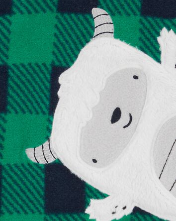 Baby 1-Piece Abominable Snowman Fleece Footie Pyjamas, 