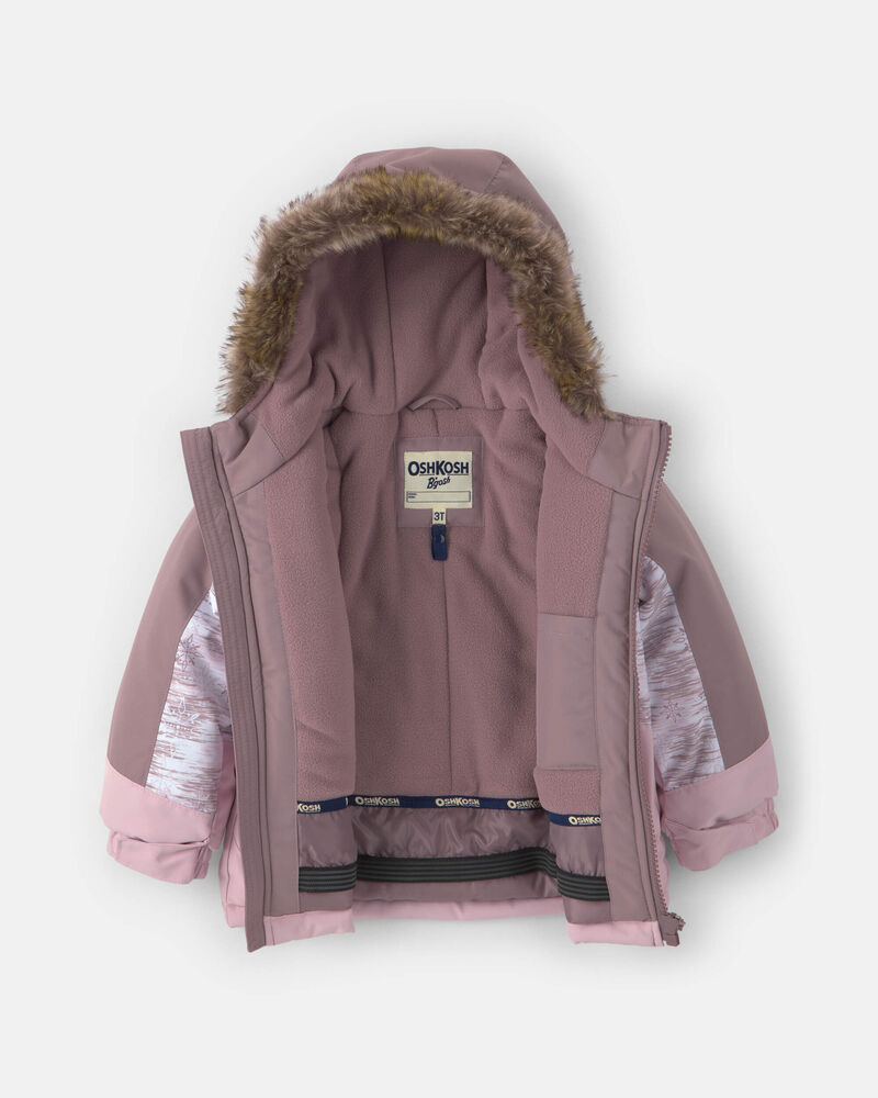 Toddler Girl 2 Piece Colourblock Snowsuit- Dove

, image 4 of 13 slides