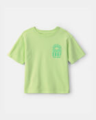 Boys Surf French Terry Graphic Tee - Green, image 1 of 6 slides