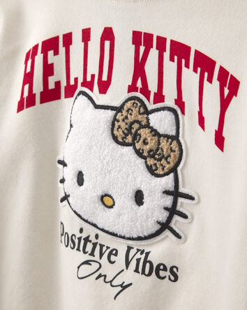 Toute-petite fille &ndash; Chandail ouat&eacute; &agrave; enfiler Hello Kitty&reg; &ndash; Cr&egrave;me, 
