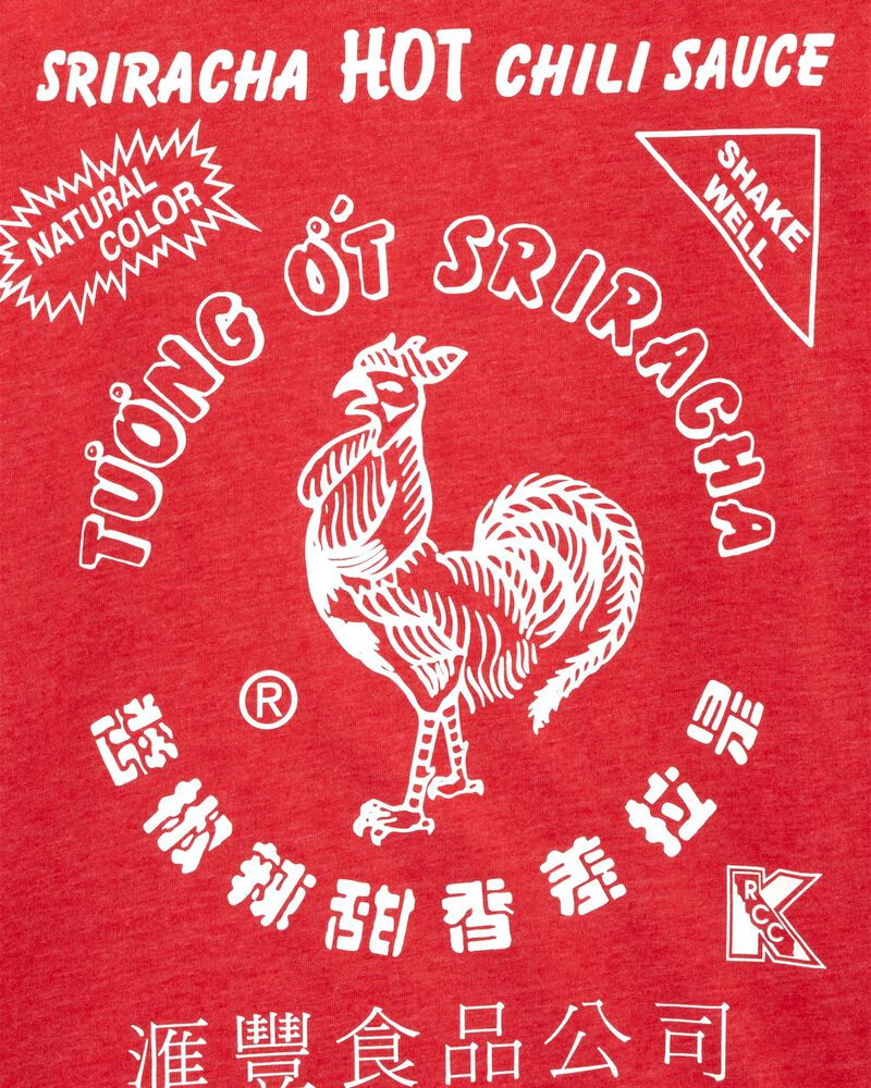 Kid Sriracha Long-Sleeve Graphic Tee - Red, image 3 of 4 slides