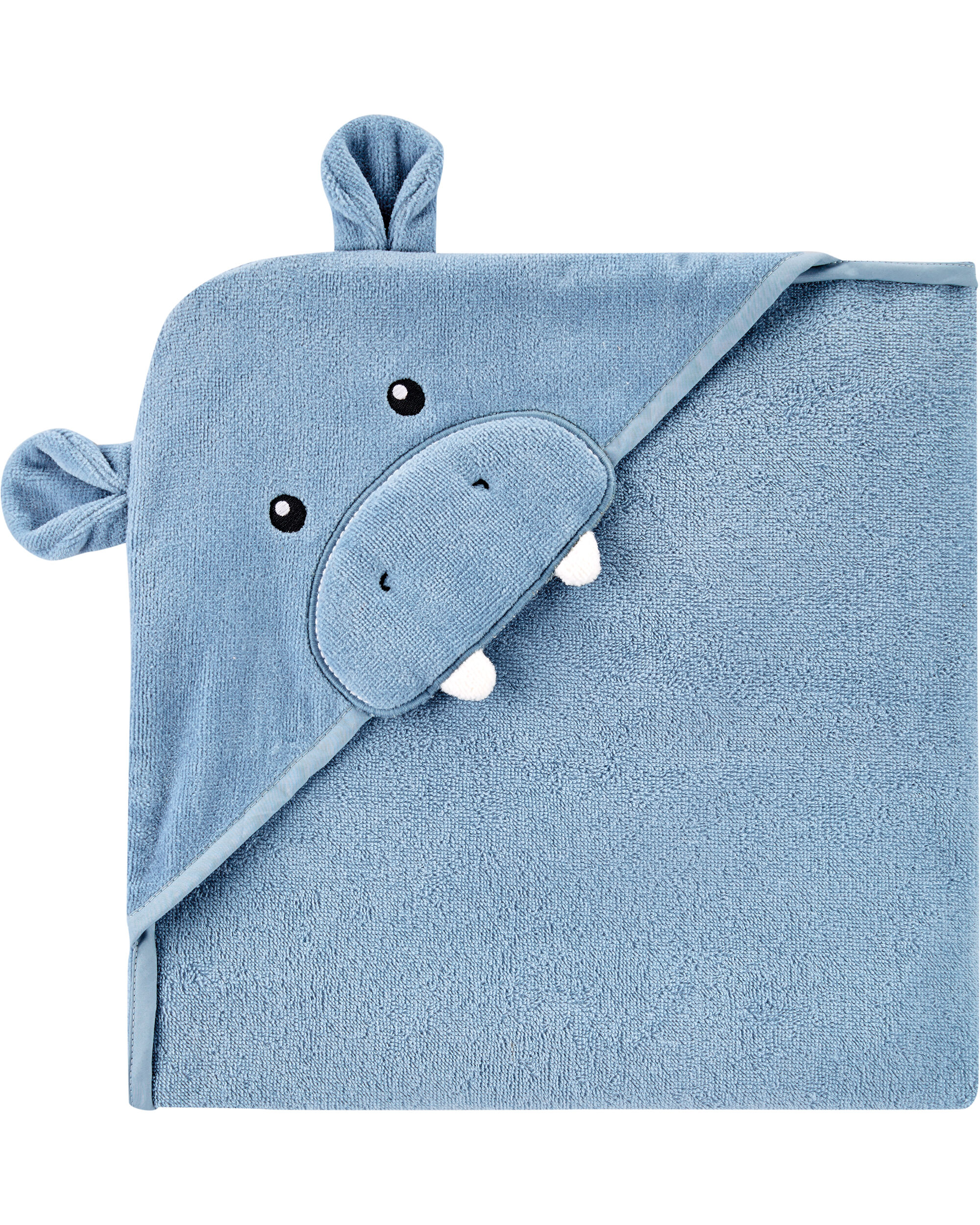 hippo hooded towel