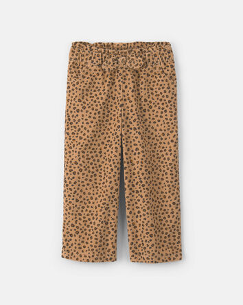 Toute-petite fille &ndash; Pantalon en velours c&ocirc;tel&eacute; &agrave; jambe large &ndash; Brun, 