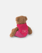 Boys Josh B'gosh' Bear Plush with Hickory Stripe Overalls, image 2 of 2 slides