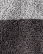 Boys Long-Sleeve Zip-Up Jacket - Grey/Black, image 2 of 3 slides