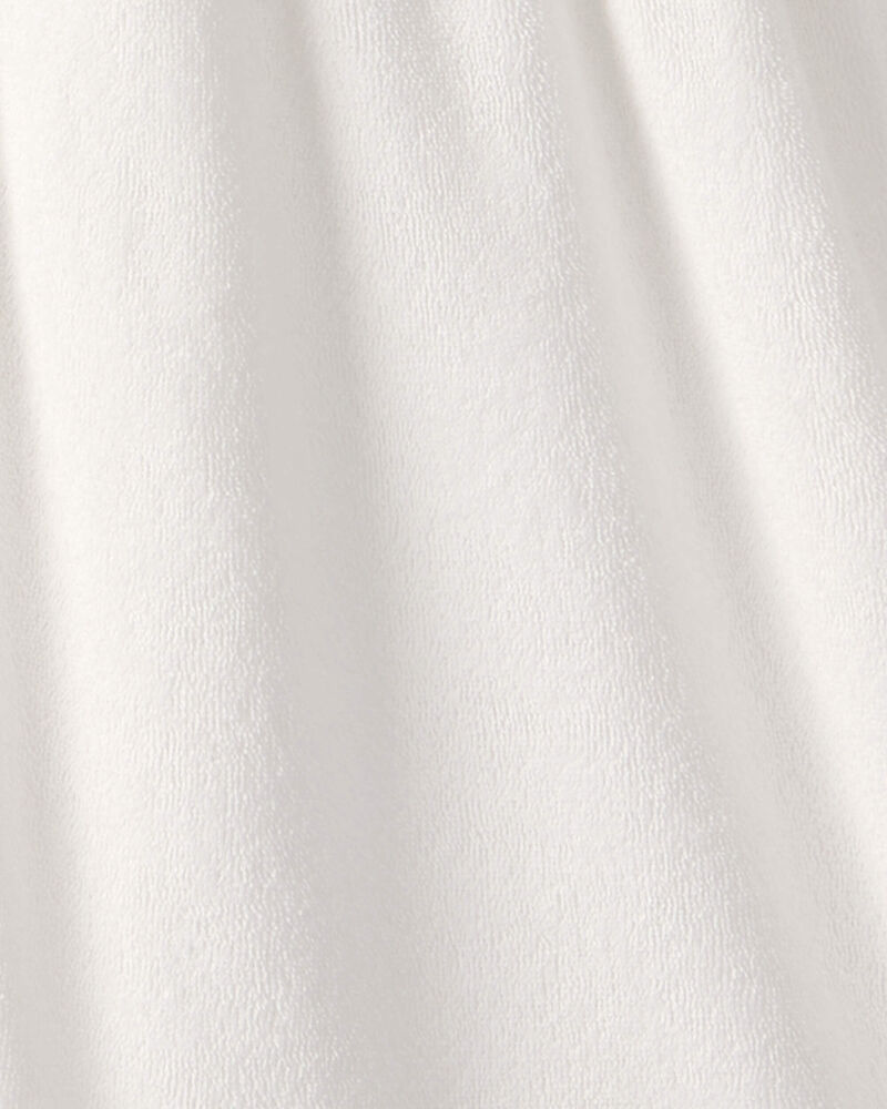 Girls Terry Cover Up - White, image 2 of 3 slides