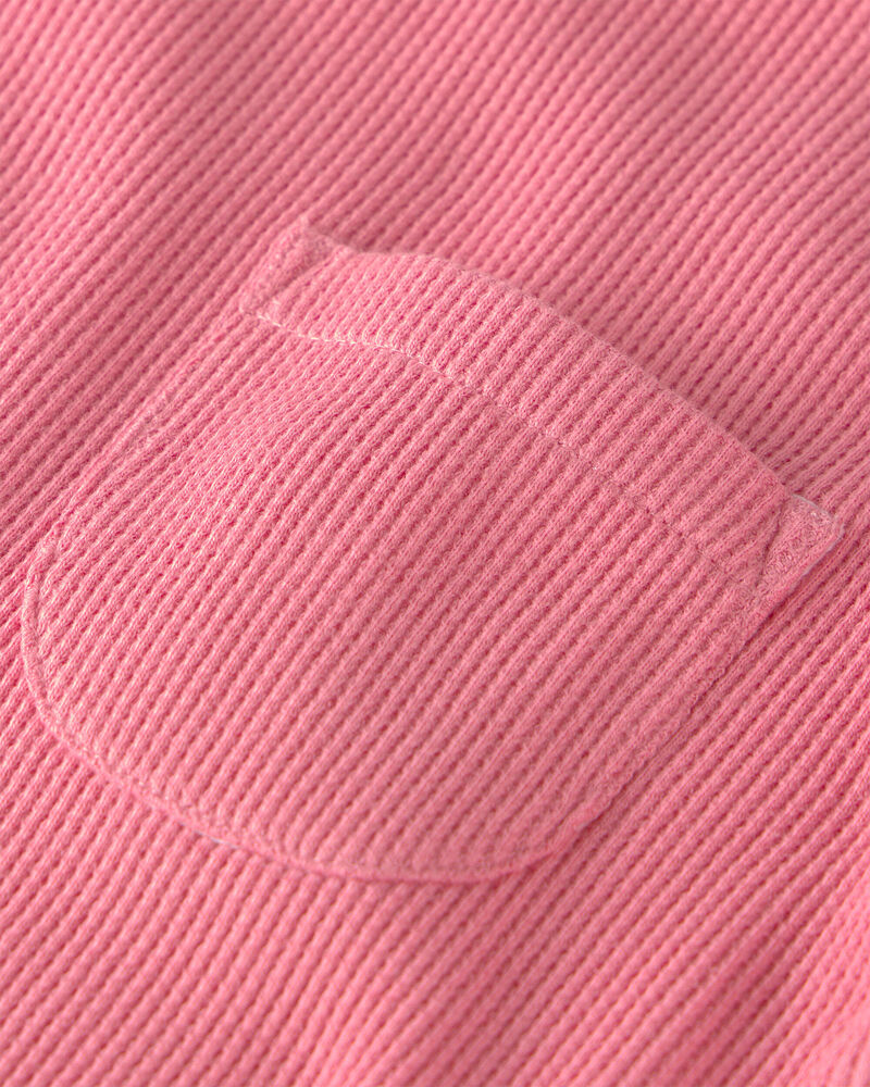 B&eacute;b&eacute; fille - Ensemble 2 pi&egrave;ces short en coton biologique, pivoine, image 3 sur 4 diapositives
