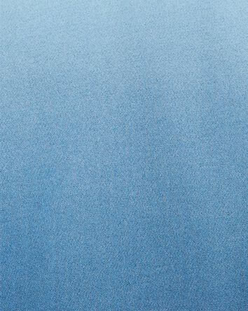 Toddler Ombre Long-Sleeve Henley Shirt -  Blue, 